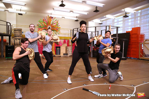 Photo Coverage: Squidward & Sandy & Patrick & More! Go Inside Rehearsals for SPONGEBOB SQUAREPANTS! Image
