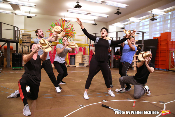 Photo Coverage: Squidward & Sandy & Patrick & More! Go Inside Rehearsals for SPONGEBOB SQUAREPANTS! Image