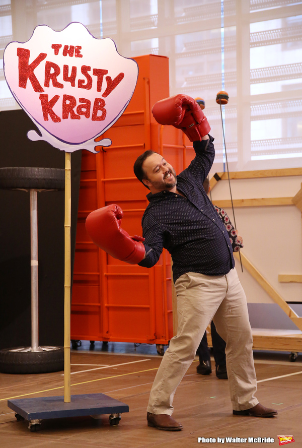 Photo Coverage: Squidward & Sandy & Patrick & More! Go Inside Rehearsals for SPONGEBOB SQUAREPANTS! Image