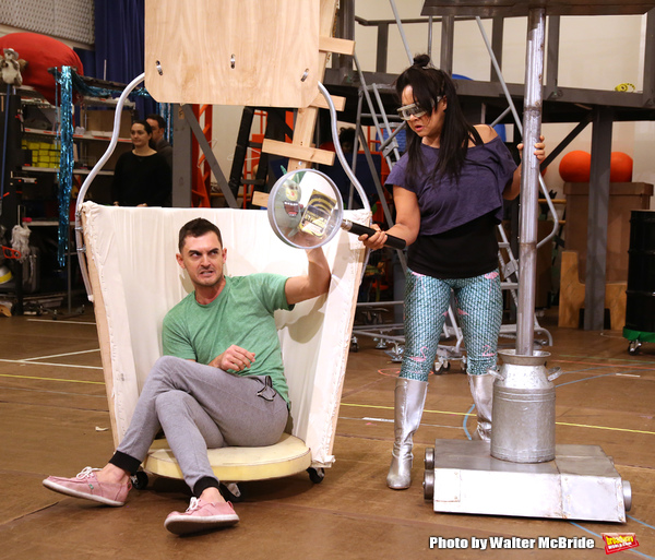 Photo Coverage: Squidward & Sandy & Patrick & More! Go Inside Rehearsals for SPONGEBOB SQUAREPANTS! Image
