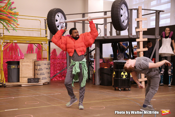 Photo Coverage: Squidward & Sandy & Patrick & More! Go Inside Rehearsals for SPONGEBOB SQUAREPANTS! Image