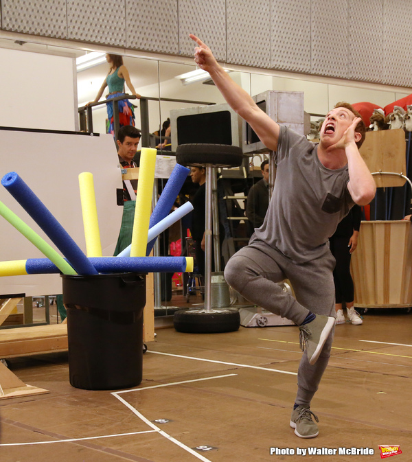 Photo Coverage: Squidward & Sandy & Patrick & More! Go Inside Rehearsals for SPONGEBOB SQUAREPANTS! Image