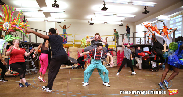 Photo Coverage: Squidward & Sandy & Patrick & More! Go Inside Rehearsals for SPONGEBOB SQUAREPANTS! Image