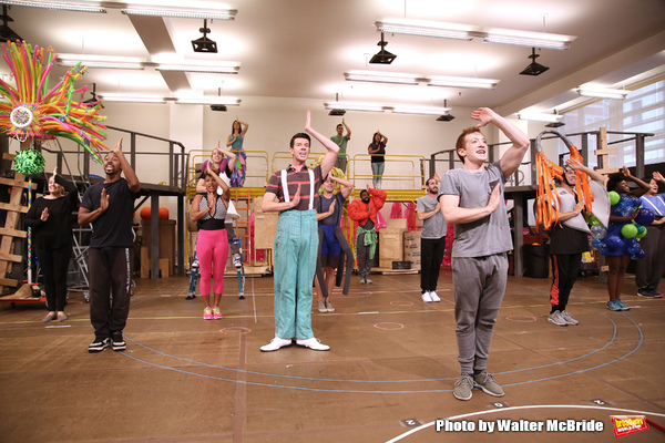 Photo Coverage: Squidward & Sandy & Patrick & More! Go Inside Rehearsals for SPONGEBOB SQUAREPANTS! Image