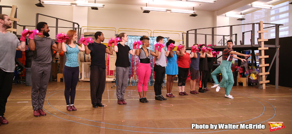 Photo Coverage: Squidward & Sandy & Patrick & More! Go Inside Rehearsals for SPONGEBOB SQUAREPANTS! Image