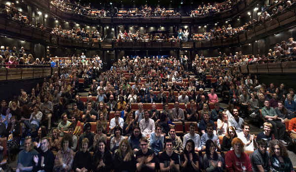 Photo Flash: Bridge Theatre Welcomes First Ever Audience 