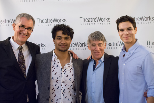 Philip LaZebnik, Diluckshan Jeyaratnam, Stephen Schwartz and Jason Gotay Photo