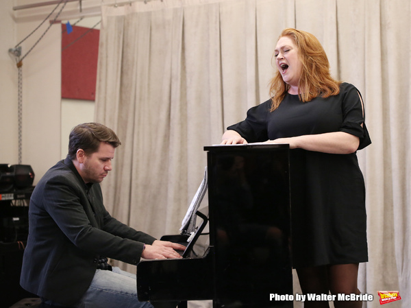Photo Coverage: In Rehearsal with Nick Adams, Katie Thompson, and More in AND THE WORLD GOES ROUND Image