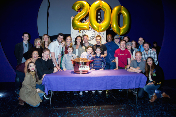 Photo Coverage: CHARLIE AND THE CHOCOLATE FACTORY Celebrates 200 Performances with a Mountain of Mousse! Image