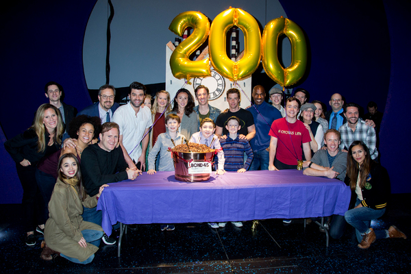 The cast of CHARLIE AND THE CHOCOLATE FACTORY with Tad Wilson Photo