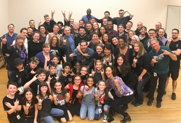 Photo Flash: Andrew Lloyd Webber Visits SCHOOL OF ROCK on Tour in Columbus Image
