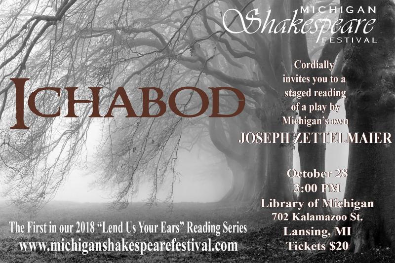 Michigan Shakespeare Festival Announces Cast for October 28th's ICHABOD Image
