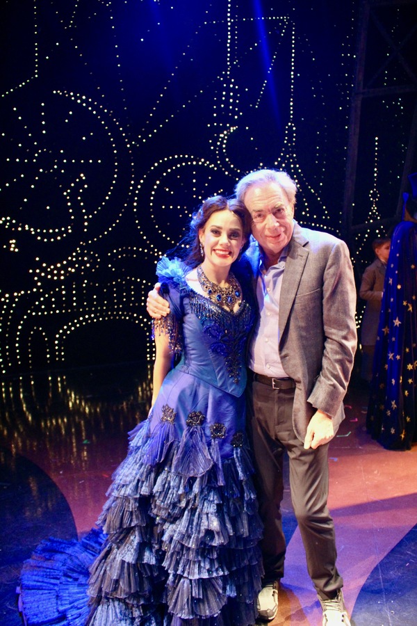 Meghan Picerno and Andrew Lloyd Webber Photo
