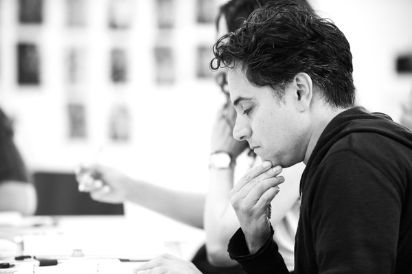 Photo Flash: In Rehearsal for Rajiv Joseph's DESCRIBE THE NIGHT at Atlantic Theater Company Image