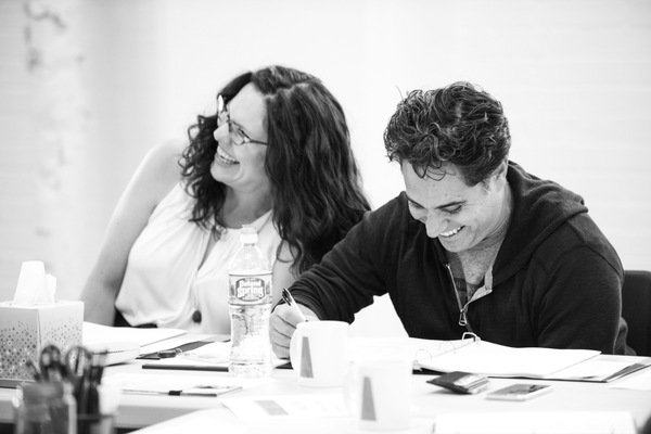 Photo Flash: In Rehearsal for Rajiv Joseph's DESCRIBE THE NIGHT at Atlantic Theater Company Image