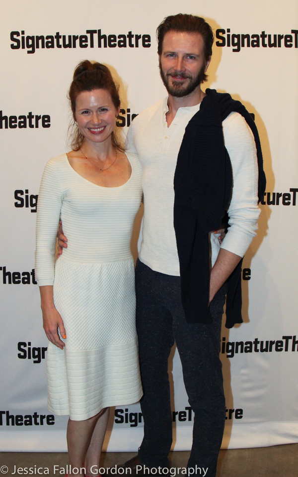 Photo Coverage: Signature Theatre Celebrates Opening Night of JESUS HOPPED THE A TRAIN Image