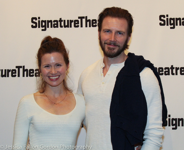 Photo Coverage: Signature Theatre Celebrates Opening Night of JESUS HOPPED THE A TRAIN Image