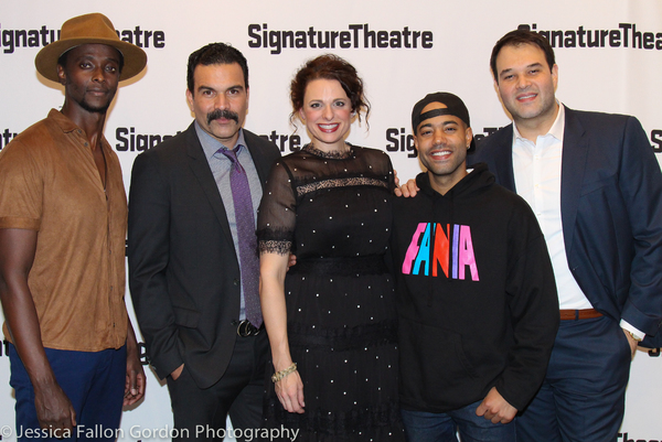 Photo Coverage: Signature Theatre Celebrates Opening Night of JESUS HOPPED THE A TRAIN Image