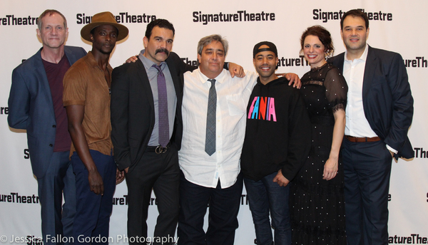 Photo Coverage: Signature Theatre Celebrates Opening Night of JESUS HOPPED THE A TRAIN Image