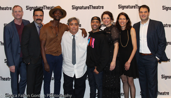 Photo Coverage: Signature Theatre Celebrates Opening Night of JESUS HOPPED THE A TRAIN Image