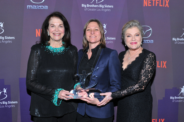 Sherry Lansing, honoree Cindy Holland and presenter actress Kate Mulgrew Photo