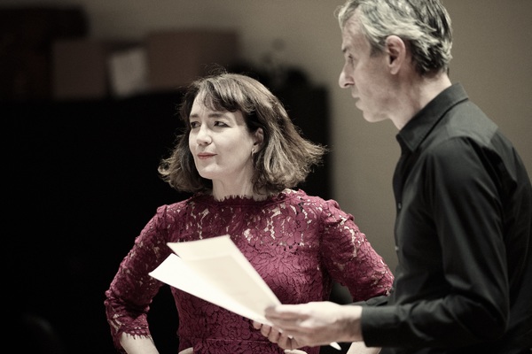 Photo Flash: Inside Rehearsals with Bryan Cranston, Michelle Dockery, and Cast of NETWORK at National Theatre Image