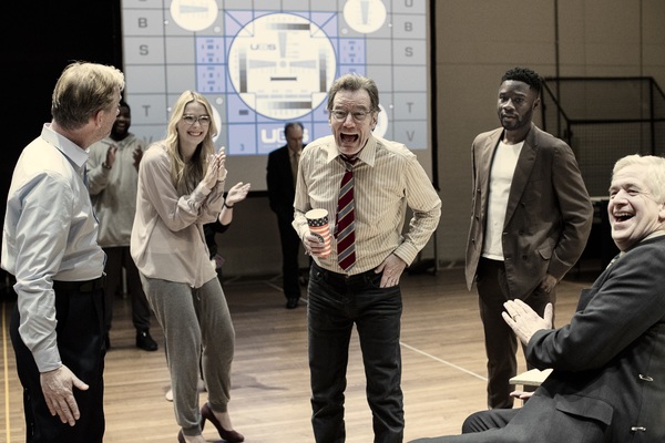 Photo Flash: Inside Rehearsals with Bryan Cranston, Michelle Dockery, and Cast of NETWORK at National Theatre Image