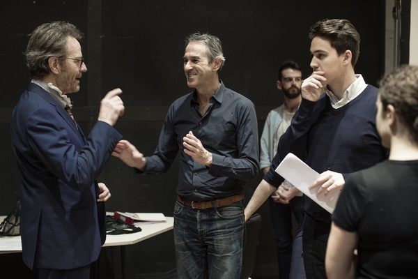 Photo Flash: Inside Rehearsals with Bryan Cranston, Michelle Dockery, and Cast of NETWORK at National Theatre Image