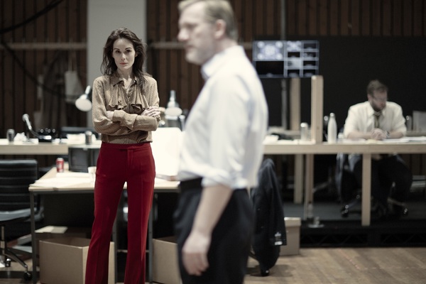 Photo Flash: Inside Rehearsals with Bryan Cranston, Michelle Dockery, and Cast of NETWORK at National Theatre Image