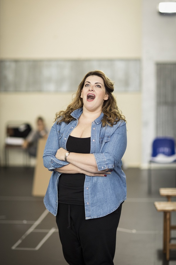 Photo Flash: Freddie Flintoff, Sam Bailey and Natasha Hamilton in Rehearsal for FAT FRIENDS THE MUSICAL 