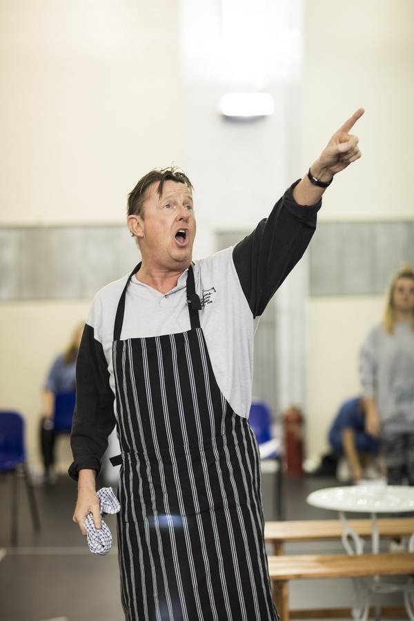 Photo Flash: Freddie Flintoff, Sam Bailey and Natasha Hamilton in Rehearsal for FAT FRIENDS THE MUSICAL 