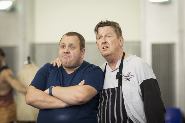 Photo Flash: Freddie Flintoff, Sam Bailey and Natasha Hamilton in Rehearsal for FAT FRIENDS THE MUSICAL 