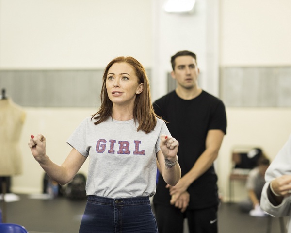 Photo Flash: Freddie Flintoff, Sam Bailey and Natasha Hamilton in Rehearsal for FAT FRIENDS THE MUSICAL 