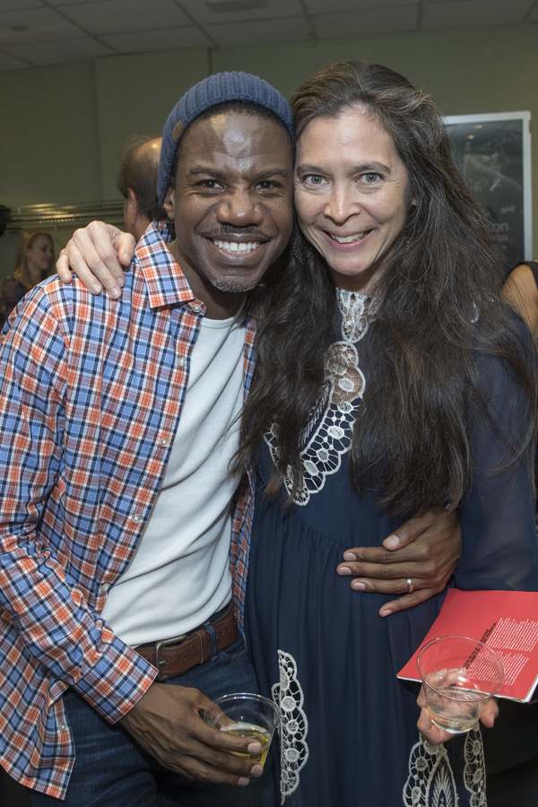 Darius Nichols and Diane Paulus Photo