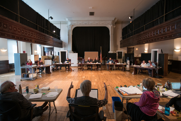 Photo Flash: Inside Rehearsal for Tracy Letts's THE MINUTES at Steppenwolf Image