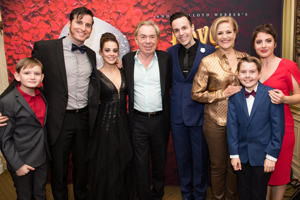 Jake Heston Miller, Sean Thompson, Meghan Picerno, Andrew Lloyd Webber, Bronson Norri Photo