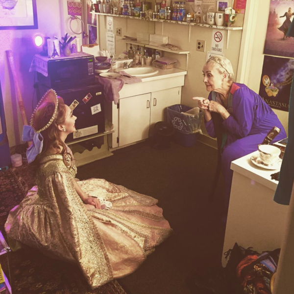 Anastasia (Broadway): @mollyisrushing This #sip is brought to you by my favorite part Photo