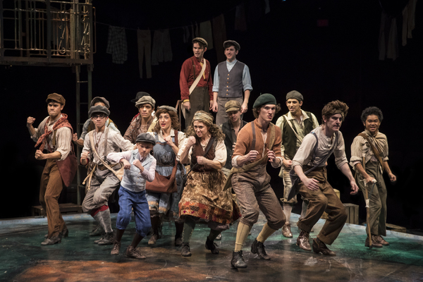 Photo Flash: Seize the Day! First Look at Patrick Rooney, Eliza Palasz and More in NEWSIES at The Marriott Theatre 