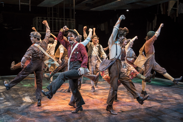 Photo Flash: Seize the Day! First Look at Patrick Rooney, Eliza Palasz and More in NEWSIES at The Marriott Theatre 