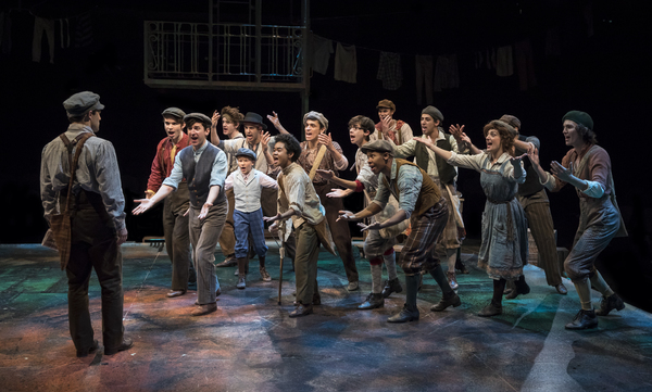 Photo Flash: Seize the Day! First Look at Patrick Rooney, Eliza Palasz and More in NEWSIES at The Marriott Theatre 