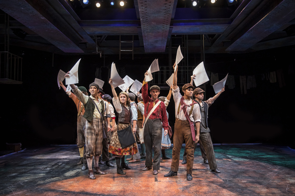 Photo Flash: Seize the Day! First Look at Patrick Rooney, Eliza Palasz and More in NEWSIES at The Marriott Theatre 