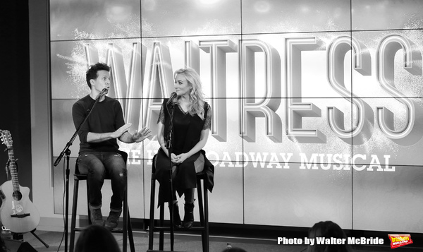 Photo Coverage: Jason Mraz Gets Tuned Up for His Broadway Debut in WAITRESS! Image