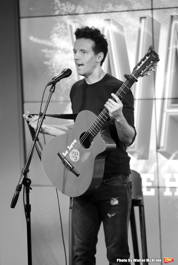Photo Coverage: Jason Mraz Gets Tuned Up for His Broadway Debut in WAITRESS! Image