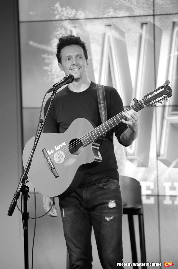 Photo Coverage: Jason Mraz Gets Tuned Up for His Broadway Debut in WAITRESS! Image