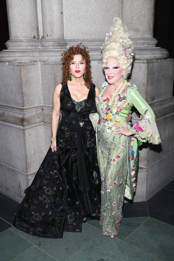 Photo Flash: Good Golly, Two DOLLYs! Bette Midler and Bernadette Peters Have Some Hulaween Fun! Image