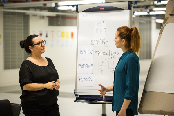 Photo Flash: In Rehearsals for Deafinitely Theatre's CONTRACTIONS Image