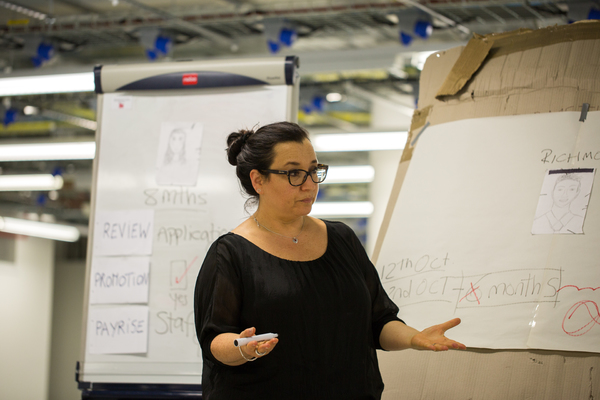 Photo Flash: In Rehearsals for Deafinitely Theatre's CONTRACTIONS Image