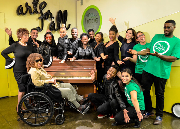 Photo Flash: Inside the Sing for Hope Piano Ribbon Cutting Ceremony with Roberta Flack and Vy Higginsen Image