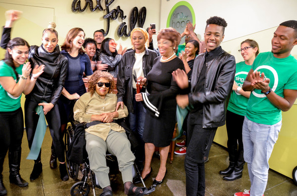 Photo Flash: Inside the Sing for Hope Piano Ribbon Cutting Ceremony with Roberta Flack and Vy Higginsen Image