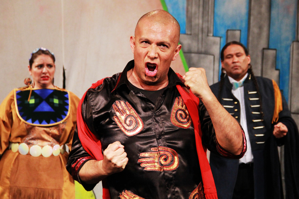 Photo Flash: First Look at 'DON'T FEED THE INDIANS' at La MaMa Image